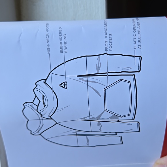 Reebok Boy's Fleece Pullover Hoodie - Picture 3 of 5